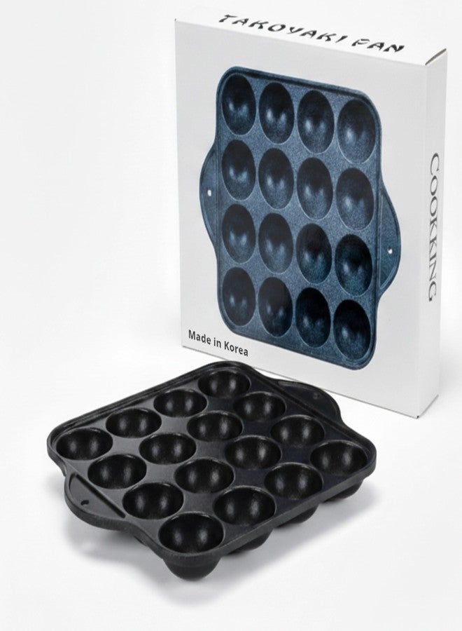 COOKKING - TAKOYAKI Nonstick Grill Pan/Cooking Plate, Made in Korea - Image 2